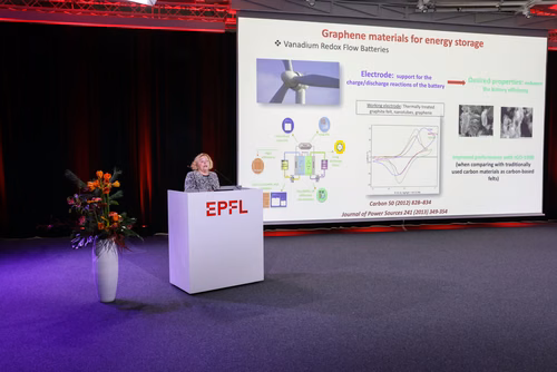 La Fondation WISH de l’EPFL remet cette année son prix Erna Hamburger à la chimiste Rosa Menéndez López pour ses contributions dans les domaines de la science, de l’ingénierie et de la société.