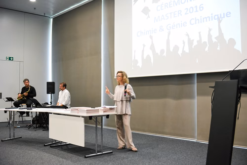 Remise des masters Chimie et génie chimique, le 1 octobre 2016