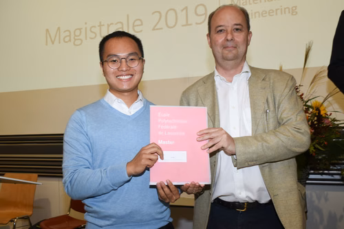Remise des masters en science et génie des Matériaux