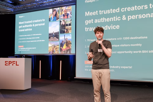 12th edition of the Startup Champions Seed Night 2023 at the Rolex Forum at EPFL