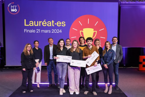 The 14 PhD Students finalists of the competition My Thesis in 180 seconds (MT180)  present their research in simple, straightforward terms in 3 minutes exactly, in English or in French, using humour, metaphores and examples.