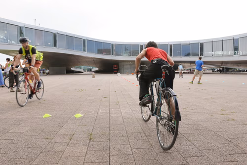 Festive event at the closing of Bike to Work 