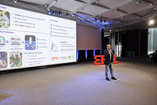 Co-organized by EPFL Alumni, EPFL Vice Presidency for Innovation & venturelab, the Startup Champions Seed Night is an annual startup conference & pitch competition bringing together the most promising entrepreneurs from EPFL and the rest of Switzerland, angel investors, mentors, industry leaders and local researchers and student.