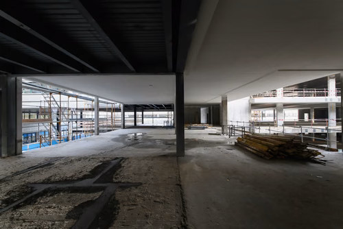 Chantier halles mécaniques