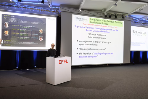 Inauguration of the Bernoulli Center for Fundamental Studies
