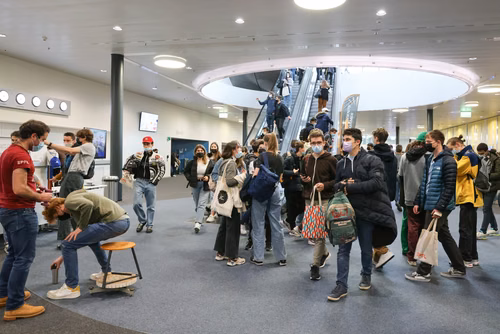 Journées des gymnasiens accueil et stands 