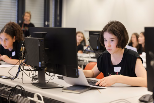 Le Meet up national annuel du Coding club des filles sur le campus de l’EPFL