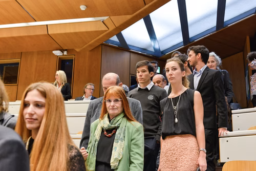 Convocation of the 2016  Physics class, october1, 2016