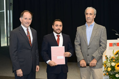 Remise des masters en informatique et systèmes de communication, le 1 octobre 2016