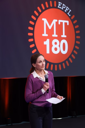 The 14 PhD Students finalists of the competition My Thesis in 180 seconds (MT180)  present their research in simple, straightforward terms in 3 minutes exactly, in English or in French, using humour, metaphores and examples.