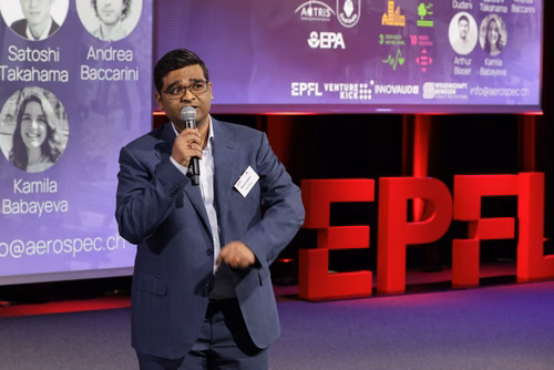 13th edition of the Startup Champions Seed Night 2024 at the Rolex Forum at EPFL.