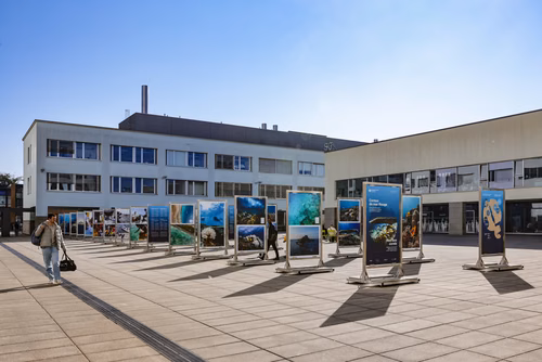 Science et diplomatie se conjuguent en faveur de "récifs de l'espoir" Cette exposition en plein air présente les missions scientifiques et les ateliers éducatifs menés par le Transnational Red Sea Center, des scientifiques de l’ENAC, ainsi que soudanais et djiboutiens entre 2022 et 2023 à Djibouti – dans le golfe de Tadjourah et autour de l’archipel des Sept Frères. 