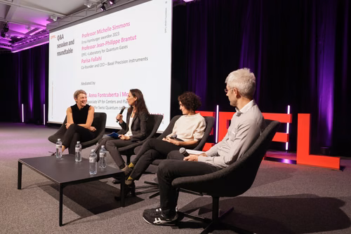 La fondation WISH de l’EPFL a choisi de décerner à la physicienne quantique Michelle Simmons le prix Erna Hamburger 2023 pour sa brillante carrière à la pointe de son domaine, ainsi que pour son engagement en faveur de la diversité et des MINT. Une cérémonie de remise de prix se tiendra aujourd'hui à l’EPFL.