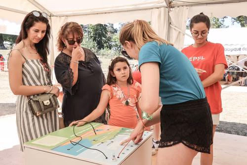 L'EPFL à l Nuit de la science à Genève, au Parc de la Perle du Lac.