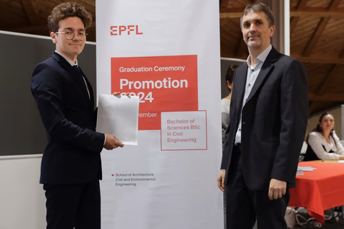 Remise des Bachelors Génie Civil