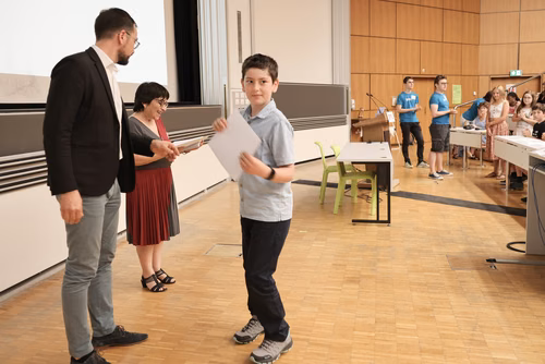 Remises des attestations pour les enfants du Jura 2022