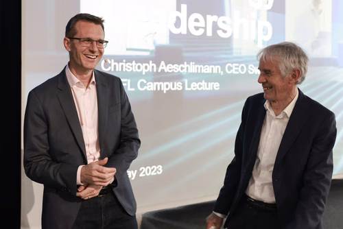 Campus Lecture with Christoph Aeschlimann, CEO of Swisscom, Alumni Award 2022 and EPFL alumnus: