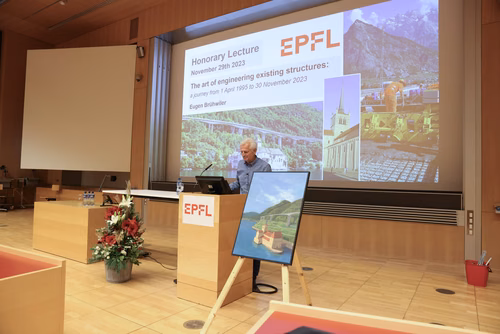 Leçon d'honneur du professeur Eugen Brühwiler