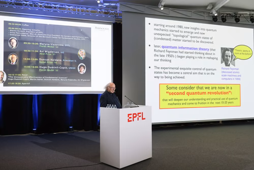Inauguration of the Bernoulli Center for Fundamental Studies