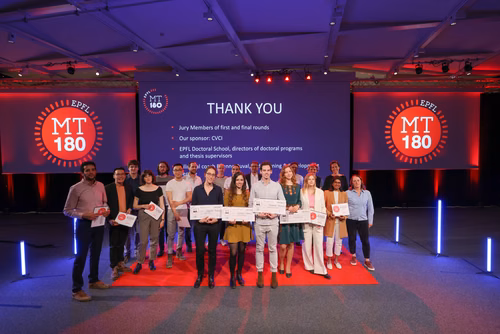 6ème édition du concours “Ma thèse en 180 secondes” à l’EPFL