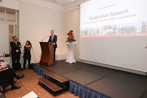 EMBA-EPFL graduation ceremony