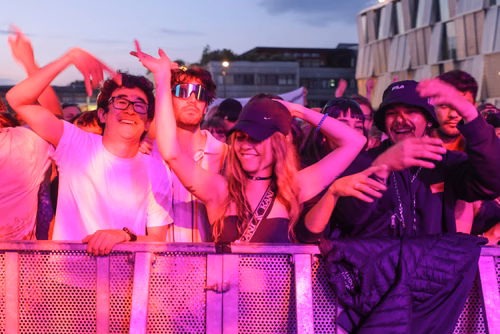 For the 40th year, EPFL campus morph into a humongous music festival!