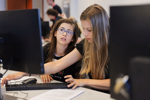 Le Meet up national annuel du Coding club des filles sur le campus de l’EPFL