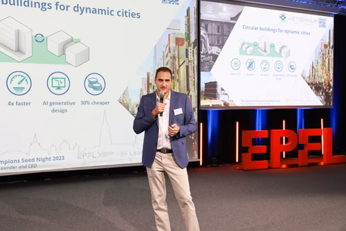 12th edition of the Startup Champions Seed Night 2023 at the Rolex Forum at EPFL