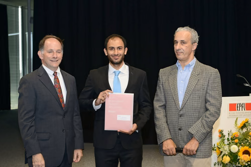 Remise des masters en informatique et systèmes de communication, le 1 octobre 2016
