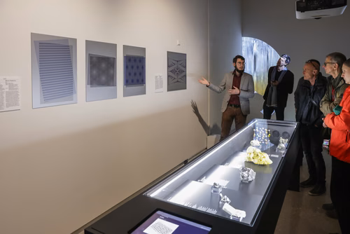The exhibition Shapes: Patterns in Art and Science explores the richness of the natural and artificial patterns that surround us. Bringing together art, mathematics, materials science and biology, it highlights the shared fascination of scientists and artists with geometric, dynamic and symmetrical structures. Opening