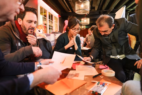 Atelier collaboratif sur la représentation et la compréhension des données, organisé dans le cadre de la journée suisse du digital.