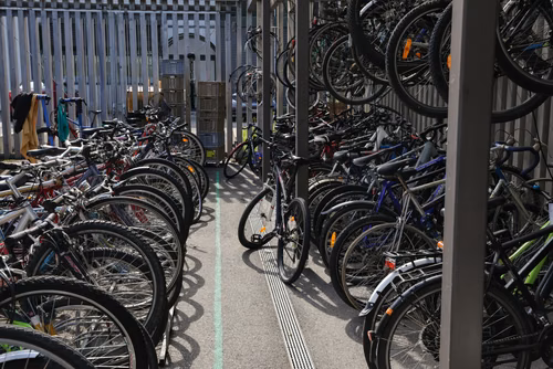 Festive event at the closing of Bike to Work 