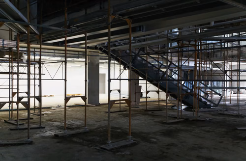 Chantier halles mécaniques