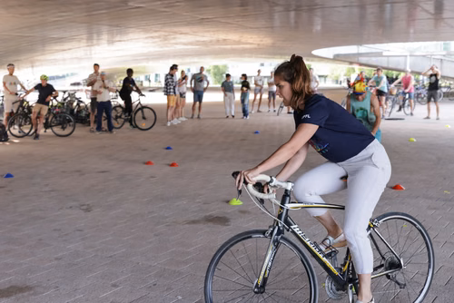 Festive event at the closing of Bike to Work 