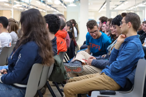 The new mechanical and electronic prototyping Discovery Learning Lab – known as the Student Prototyping and Outreach Tank, or “SPOT” for short – opened its doors. Evening with the Students. (Discovery Learning Lab)