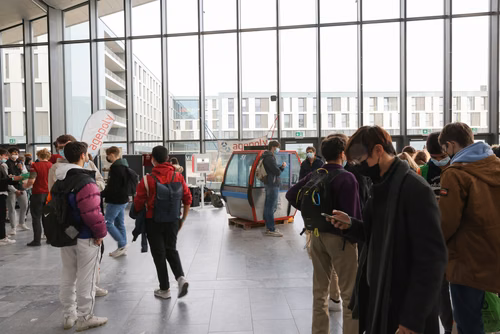 Journée des Gymnasiens accueil et stands 