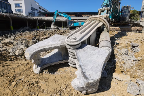 Chantier Double Deck, Démolition et terrassement 