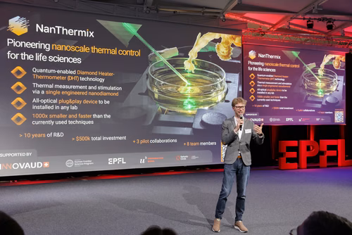 13th edition of the Startup Champions Seed Night 2024 at the Rolex Forum at EPFL.