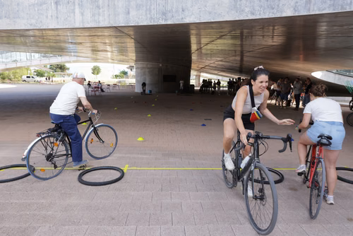 Festive event at the closing of Bike to Work 