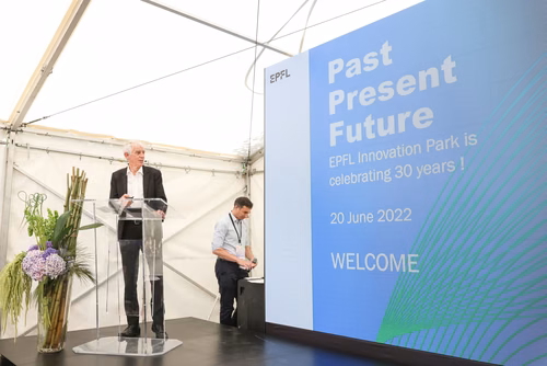Passé, présent et futur : revivez l’évolution de l’EPFL Innovation Park vers le succès et découvrez notre vision de l’innovation pour les 30 prochaines années.