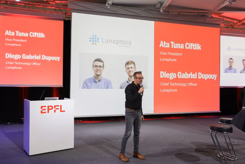 13th edition of the Startup Champions Seed Night 2024 at the Rolex Forum at EPFL.