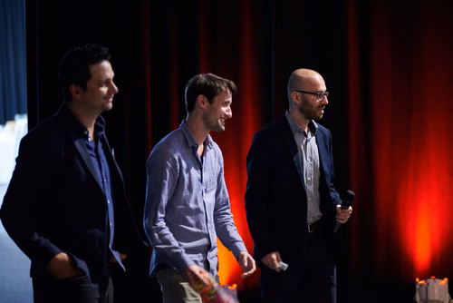 19 entrepreneurs ont “pitché” devant près de 300 personnes lors de la Startup Champions Seed Night coorganisée par l’EPFL Alumni et venturelab au Forum Rolex Learning Center. Daniel Yanisse (MT’12), CEO et co-fondateur de Checkr, était l’invité d’honneur de cette édition.