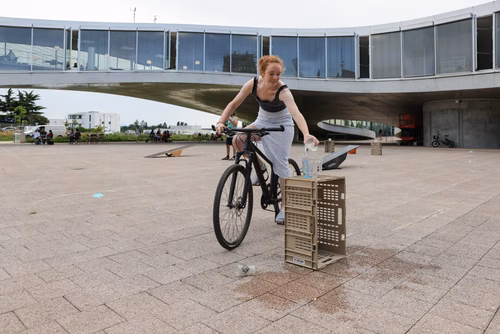 Festive event at the closing of Bike to Work 