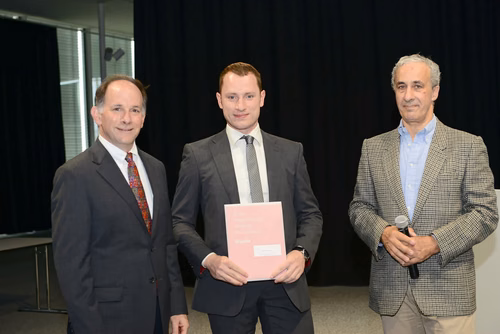 Remise des masters en informatique et systèmes de communication, le 1 octobre 2016