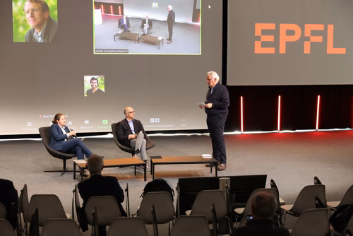 John Doerr and Ryan Panchadsaram interviewed remotely by Bruno Giussani, the Switzerland-based Global Curator of the TED Conferences, and answer questions from the audience