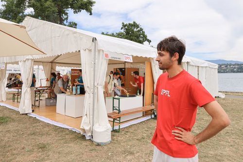 L'EPFL à l Nuit de la science à Genève, au Parc de la Perle du Lac.