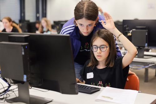 Le Meet up national annuel du Coding club des filles sur le campus de l’EPFL