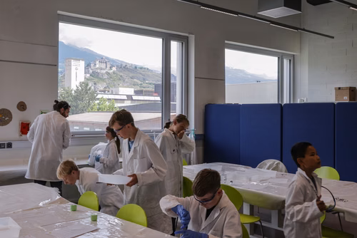 Destiné aux jeunes filles et garçons de sept à seize ans, il propose une approche pédagogique active et ludique qui éveille l’intérêt pour les sciences et pour les technologies. Ce, grâce à un partenariat avec UBS et la collaboration entre le Service de promotion des sciences de l’EPFL, l’EPFL Valais Wallis et le Canton du Valais. Canton du Valais  NCCR Catalysis, pôle de recherche du fonds national Suisse