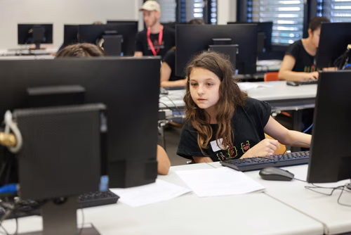 Le Meet up national annuel du Coding club des filles sur le campus de l’EPFL