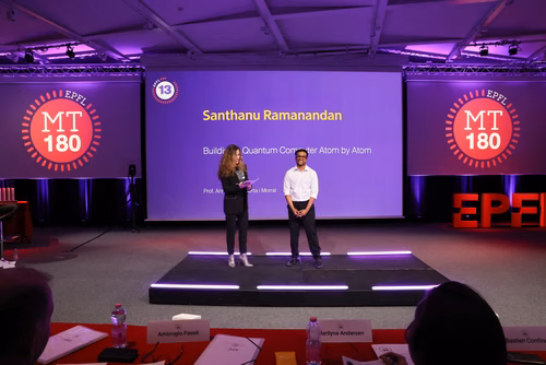 The 14 PhD Students finalists of the competition My Thesis in 180 seconds (MT180)  present their research in simple, straightforward terms in 3 minutes exactly, in English or in French, using humour, metaphores and examples.